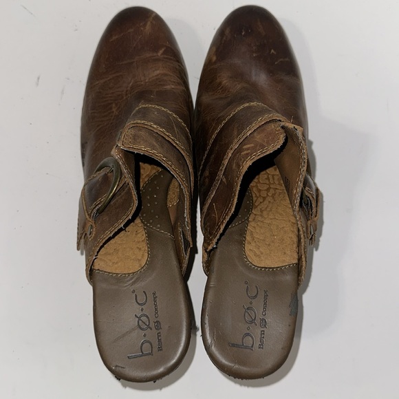 BOC Born Concept Shoes Womens 9 M Clogs Mule Loafers Slip On Heel Veganleather - Picture 6 of 16